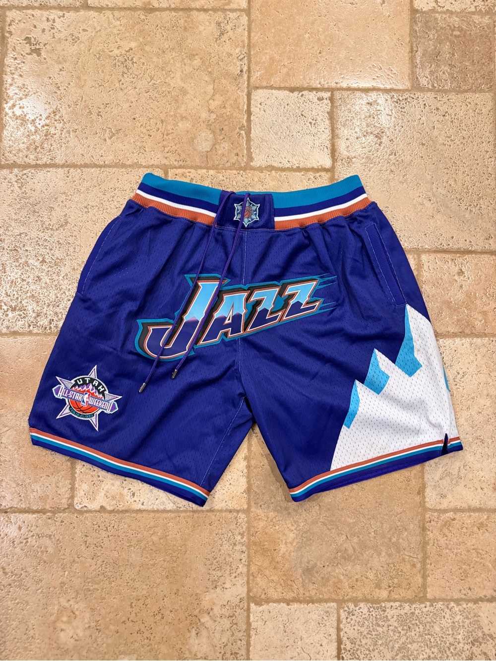 Just Don x Mitchell & Ness NBA Utah Jazz Purple Shorts